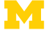 UMSI block M logo